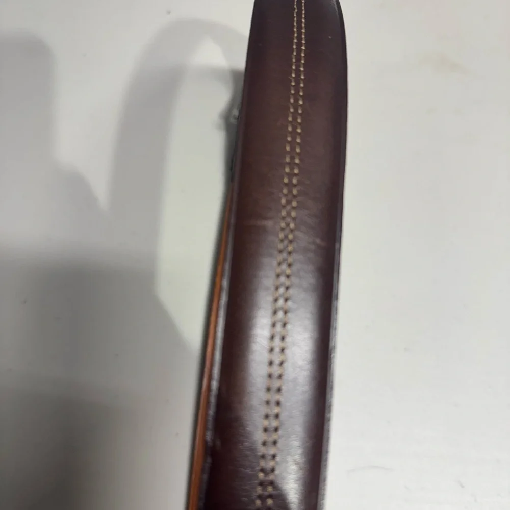 Italian Leather Men’s Belt – Size 38 / 95 cm – Brown